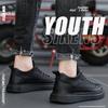 Mode Neue PU Leder Herren Slipper Mode Herren Freizeitschuhe Bequeme Rutschfeste Sneakers 2024 Knöchel Vulkanisierte Schuhe Zapatos Hombre