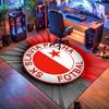 SK Slavia Praha Koberec pro obývací pokoj, ložnici, domácnost, dekorace na pohovku, dětský hrací protiskluzový podlahový koberec