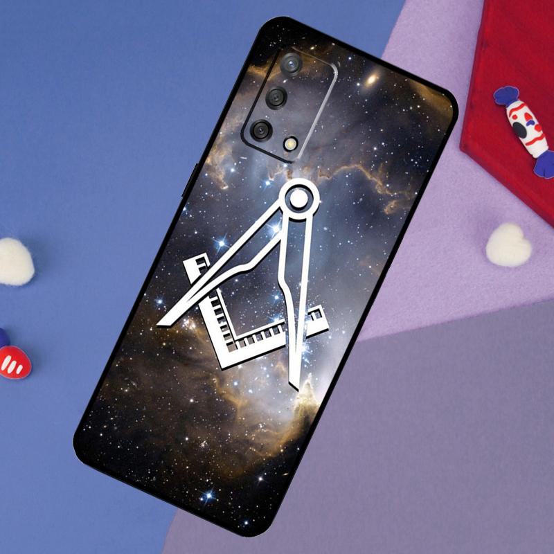 Freemasonry Logo Symbol Case For Oppo A78 A18 A38 A74 A94 A54 A58 A98 A80 A60 A40 A96 A76 A16 A15 A17 A57 A5 A6 Pro