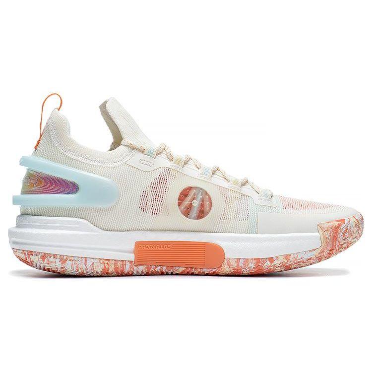 Li Ning Flash 9 Ultra Low Basketball Shoes Men Sneakers Off-White ABAT017-2
