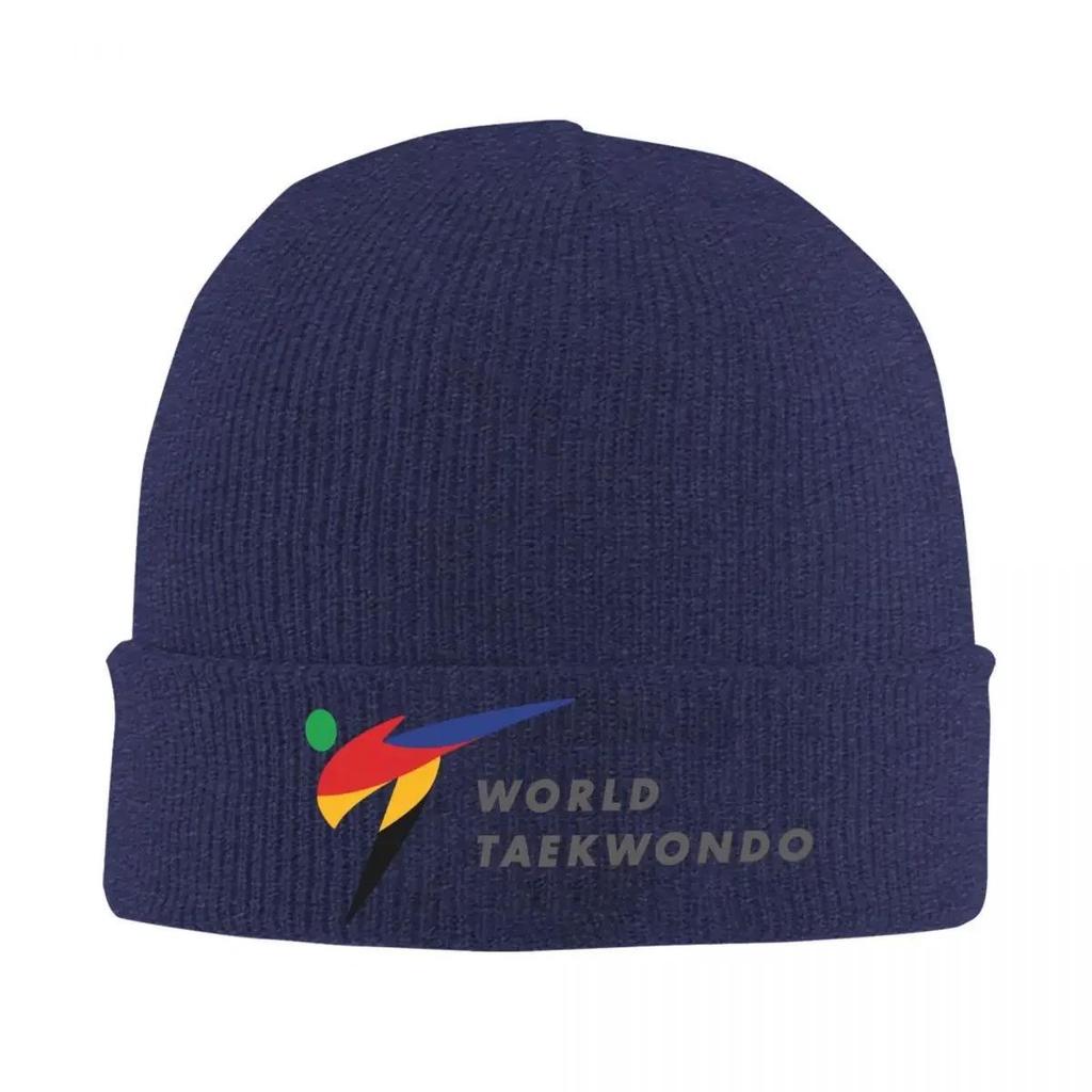 New WTF World Taekwondo Federation Beanie Winter Hats Knitted Cap Daily Baseball Cap