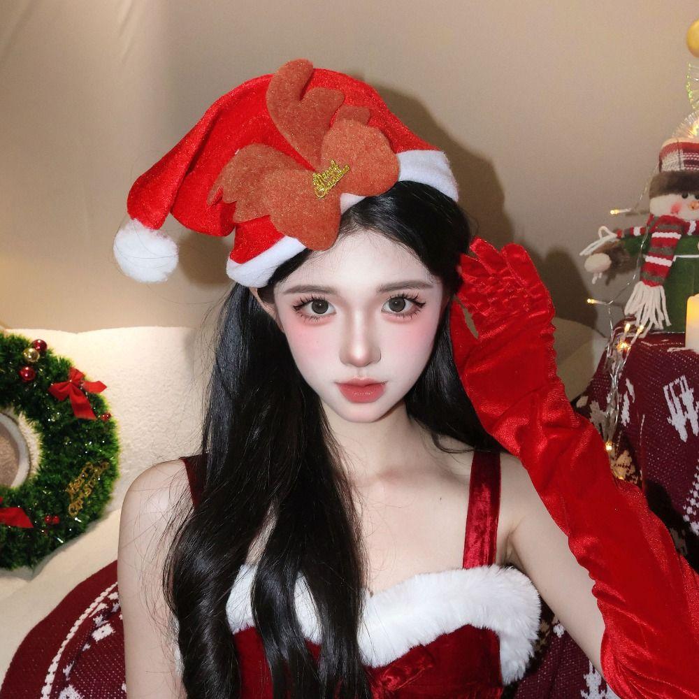 

Merry Christmas Decoration Christmas Sequin Hat Snowflake Elk Deer Cap Winter/Autumn Style15