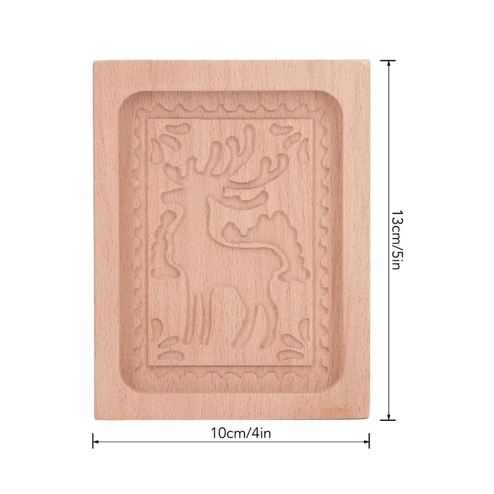 Deer Santa Claus Cookie Cutter Christmas Tree Reindeer Baking Stamp Pastry Mold Gift Making Reindeer