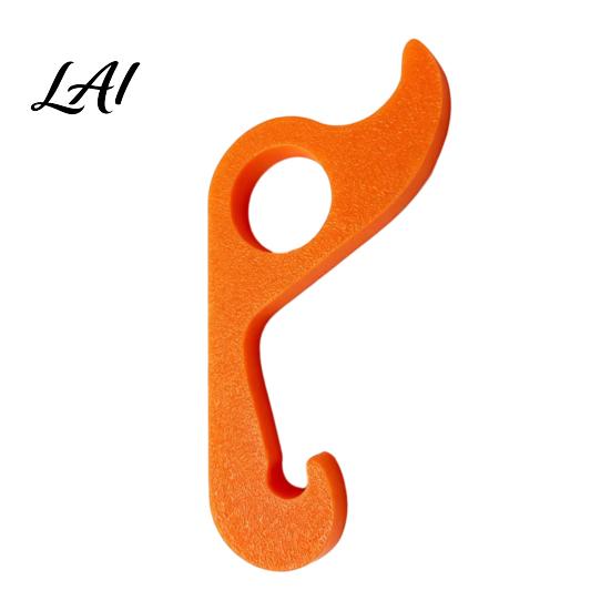 Stilvoller Getränkeöffner 3D-gedruckter Flaschenöffner Kompakt Tragbar Bier Einhand-Limonadendeckelentferner Einfach für Partys Ergonomischer Glasdeckelöffner