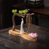 Zen Style Natural Wood Root Carving Ornament: Living Room Decoration & Bracelet Display Stand