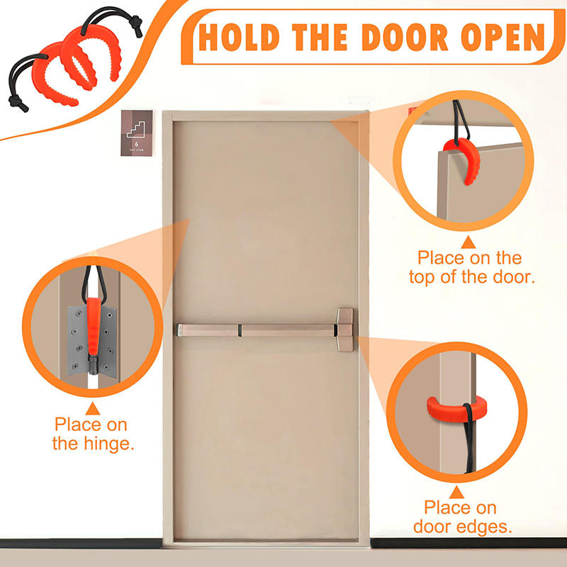 Safe Anti Pinch Hand Door Card Plastic C-type Door Clip Baby Anti Squeeze Hand Anti Close Door Seam Protector Door Stopper Wedge