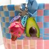 Playful Miniature Fruit Pendant Keychain Multi Purpose Decoration Wallet Hanging Ornament For Bags Phones Youth