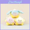 Cute Hatsune Miku Plush Doll Keychain Adorable Stuffed Toy Accessory For Bags In Blue Yellow Pink