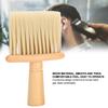 Broken Hair Sweep Brush Wooden Handle Haircut Neck Duster Brush For Barber Shop Hairstylist