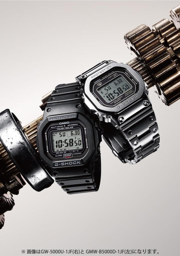 Casio G-Shock GW-5000U-1JF Men's Watch, Black (Official Japanese Product)