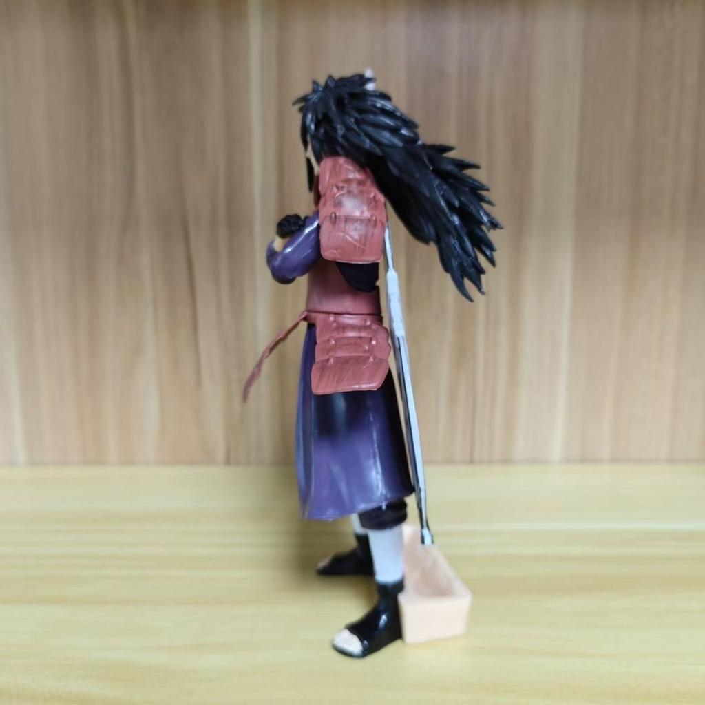 19cm/7.5in Anime Naruto GK Uchiha Madara Figure PVC Model Statue Collectible Statue Model Toy Desktop Ornament Collection Toys
