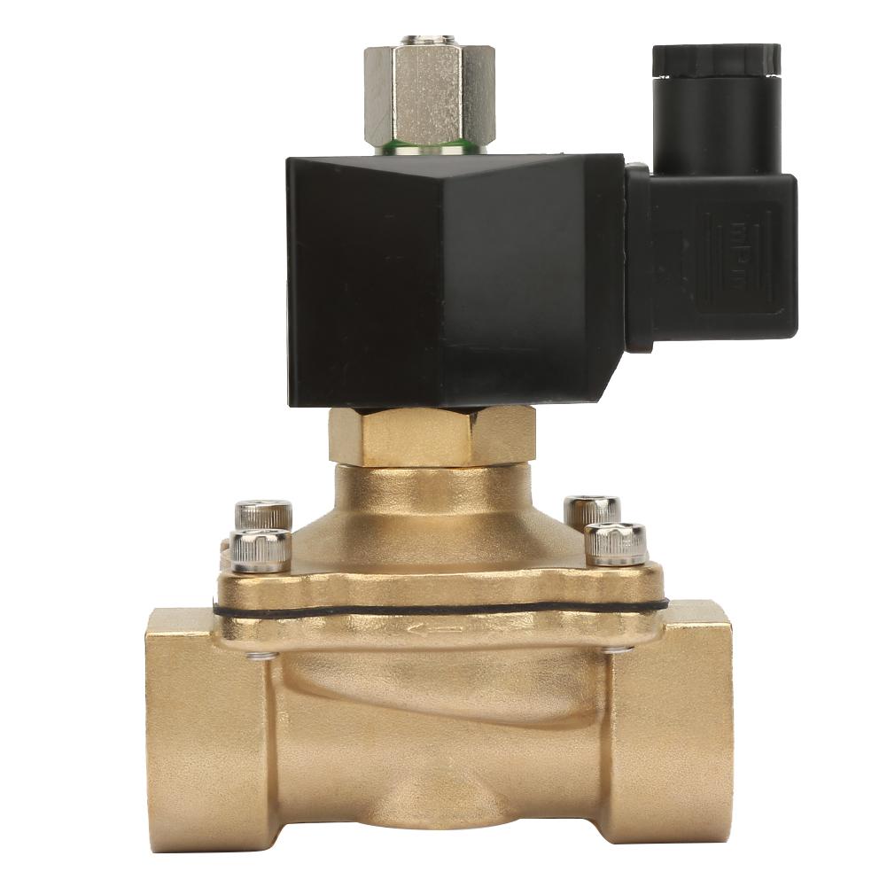 Fluid Controller G1  Electric Solenoid Valve DN25 NC Brass Electromagnetic Valve(DC 12V)