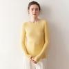 2025 Women's Seamless Cashmere Slim Fit Sweater - Autumn/Winter Knit, Skin-Friendly Round Neck