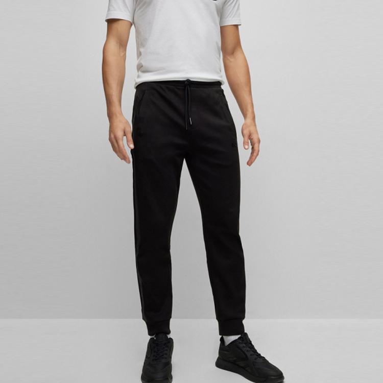 HUGO BOSS SS23 Knitted Sweatpants Men's Black 50486857-001