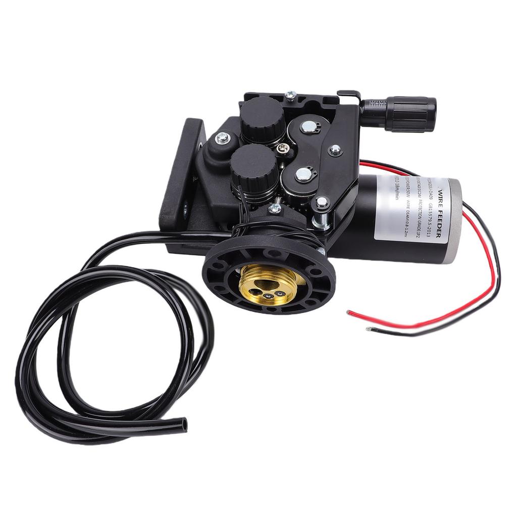 MIG MAG Schweißgerät Drahtvorschubmotor 15 kg Rolle Schweißdrahtvorschub 2 18 m/min Geschwindigkeit 50 W Linke Seitenmontage 30x22x10mm Räder