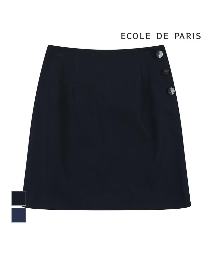 ECOLEDEPARIS Button-Point Skirt_Cb23Wsc031Z