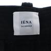 Unused IENA Made In Japan Striped Pattern Flare Pants 36 Black LA BOUCLE Women Used