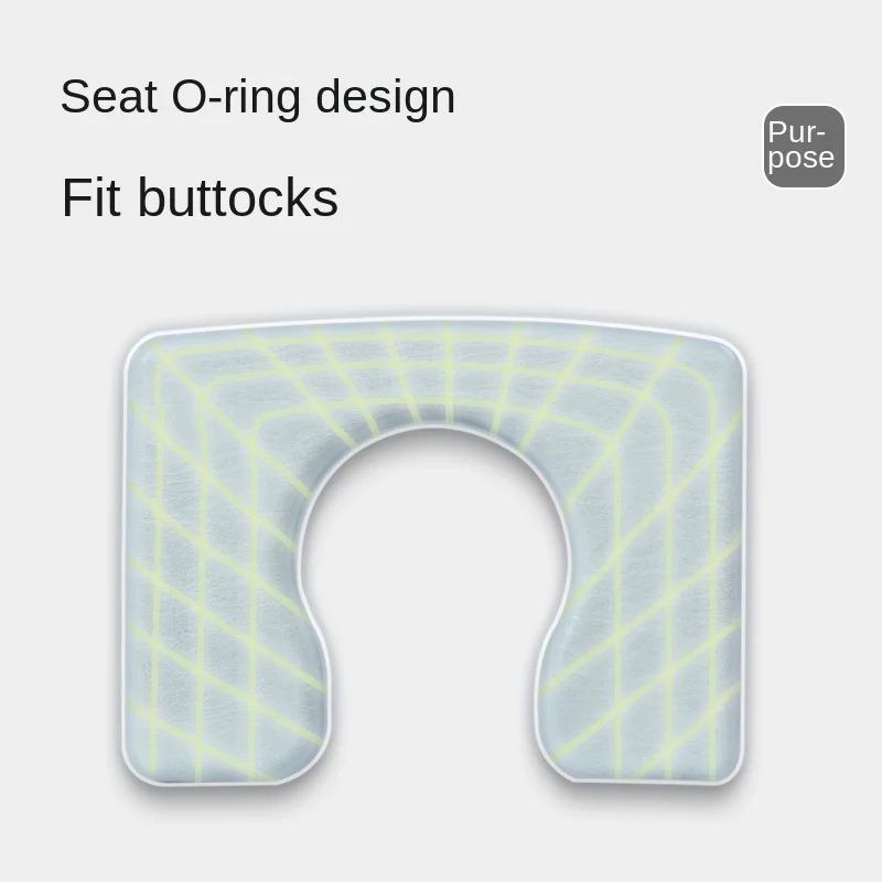 Squatting Toilet Stool Chair Non Slip Thick Household Widen Panel Sturdy Rounded Edge Easy to Wash Potty Chairs for Bathroom