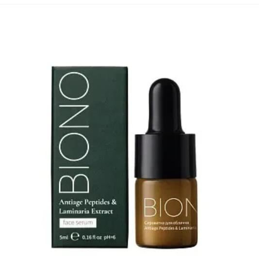 

Сироватка для обличчя Antiage Peptides & Laminaria Extract Biono 5 мл