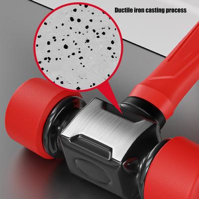 Rubber Mallets Hammer Shock Absorbing Fibre Handle Floor Installation Tool For Camping Tent Stakes And Woodworking
