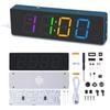 A96I-Soldering Practice Set 4-Digit Digital Alarm Clock Kit With RGB Colorful Modes, Diplay DIY Clock Soldering Project Set Kit