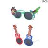 2-9Pcs Hawaiian Glasses Kit Luau Summer Birthday Decoration Tropical Party Favors Funny Sunglasses Props Beach Wedding Supplies