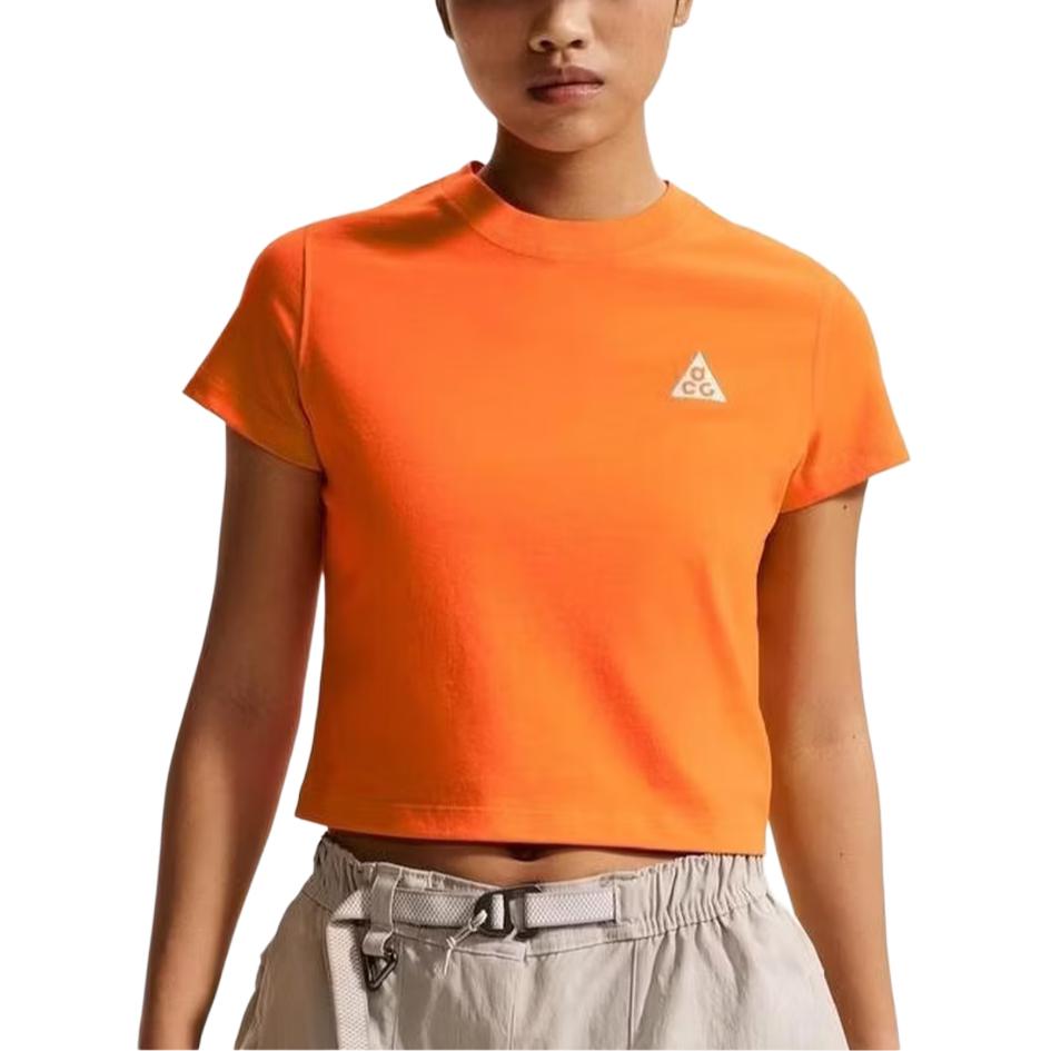 Женская модная футболка Nike ACG Dri-Fit с круглым вырезом, коротким рукавом, быстросохнущая, вязаная tops II7284-819 S