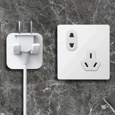 Verpackung unbeschrifteter Wandaufbewahrungshaken Bohrloser Steckdosenhalter Küchenwerkzeughaken Wandaufkleber Aufhänger Badezimmeraufbewahrungswerkzeug