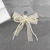 Heart Pendant Bow Keychain Pearl Key Holder 2025 Shoe Flower Accessories  Key Ring