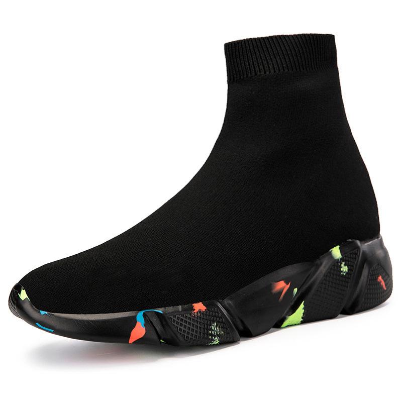 Fashion New Socks Running Shoes Women's Sneakers Sports Shoes for Women Man Breathable Casual Elasticity Platform Vulcanize Ankle Boots