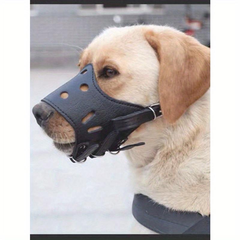 

1 шт. Намордник для собаки средний маленький большой против лая маска для собаки товары для питомцев черный XL