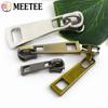 Meetee 5/10Pcs 3# 5# 8# Metal Zipper Puller Sewing Zippers Slider for Clothes Bag Pocket Zips Repair DIY Hardware Accessories