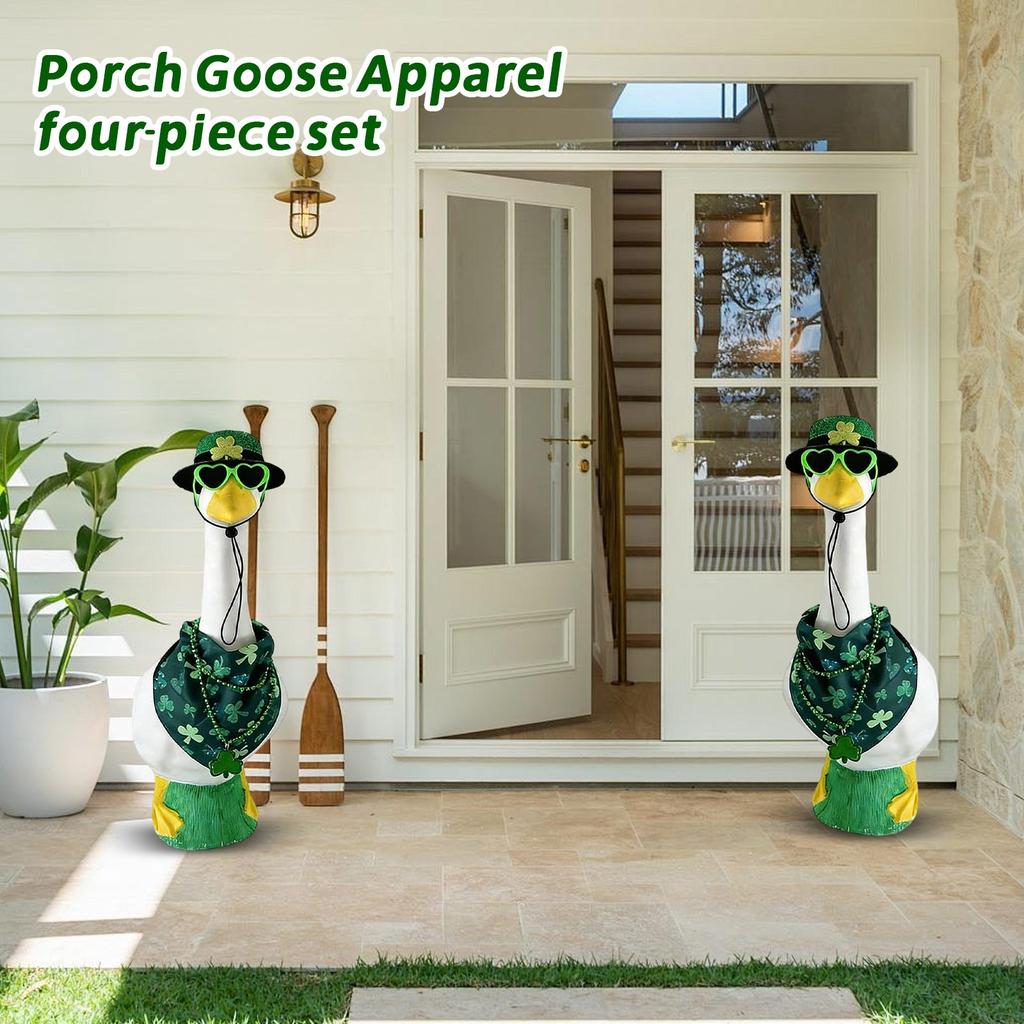 4 Pc Irish St. Patrick's Day Porch Costume Four Piece Set
