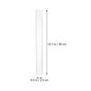 2Pcs Reusable Acrylic Dough Measuring Sticks Rolling Pin Guides for Baking Thickness Leveler Rulers Cookie Pastry Kitchen Tools