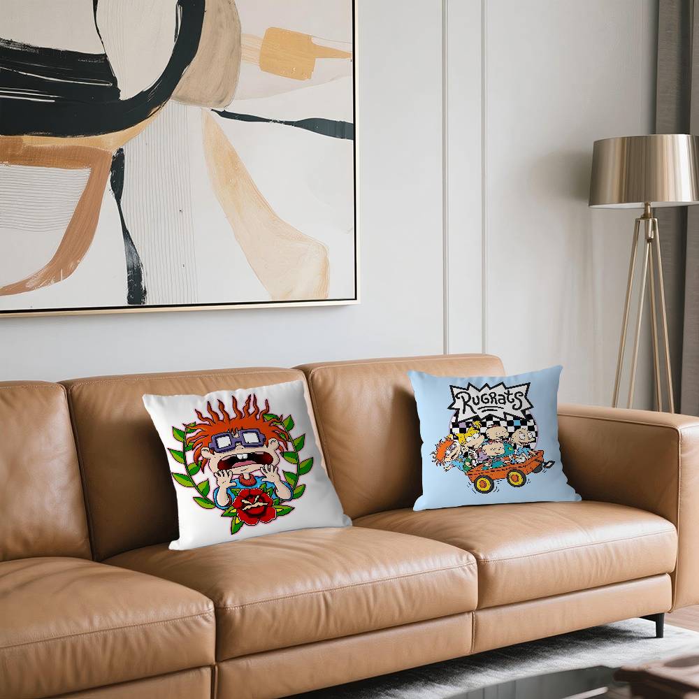 Anime Rugrat Pillow Cover For Bedroom Room And Living Room Sofa Decorative Cushion Cover