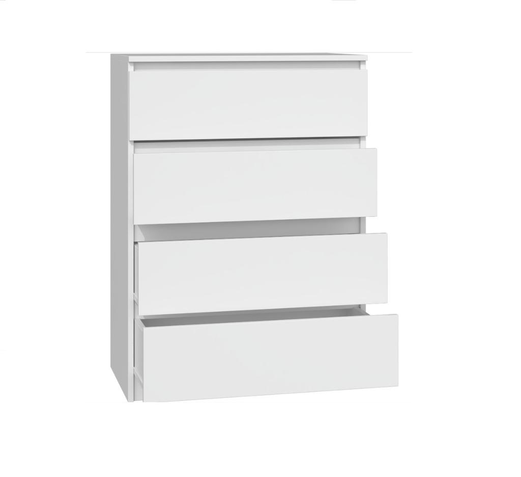 Large Chest Of Drawers Cabinet Malwa M4 White For Home Or Office
