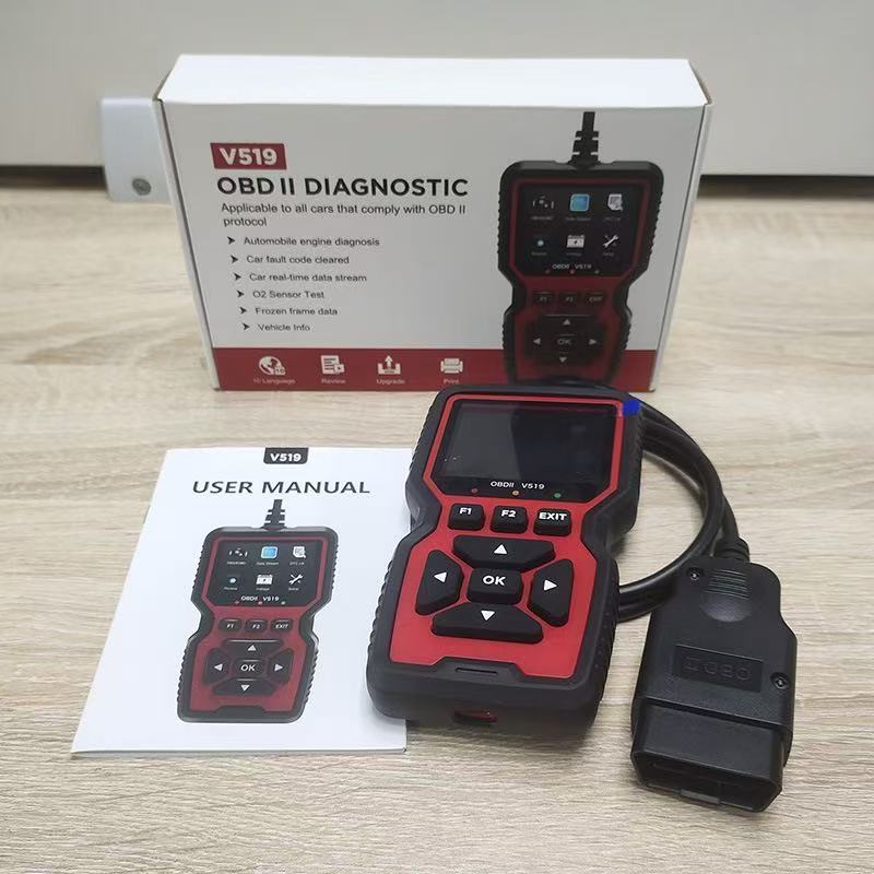 1 PC V519 Kfz-Fehlerdiagnoseinstrument Motorfehlerlesen Fehlercode-Abfrage Wiedergabefunktion Testwerkzeuge