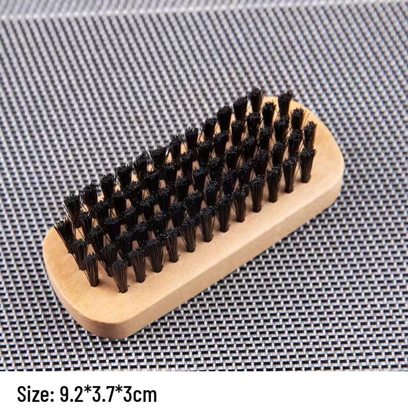 SEE KEAN Beechwood Horsehair Shoe Shine Brush