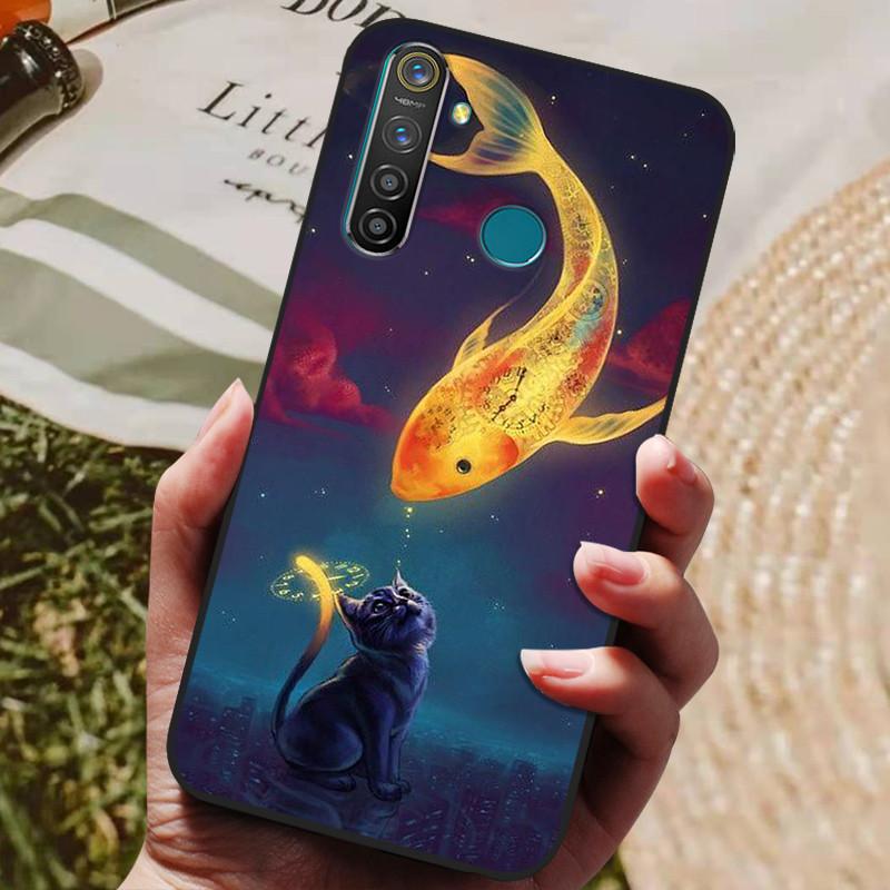 Para Oppo Realme 5 Pro Funda Silicona Trasera Funda de Teléfono para Oppo Realme 5i 5S 5 Pro Fundas Realme5 Pro 5i 5S Borde Suave coque
