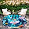 1pc Soft, Absorbent & Non Slip Cute little girl Round Rug Soft Circle Rug for Living Room & Bedroom Decor, Chair Mats, and Unforgettable Hom