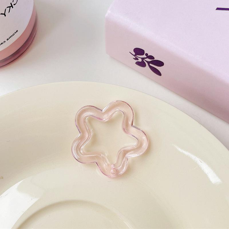Transparent Acrylic Star Charm for Earrings, Phone Cases, and Keychains