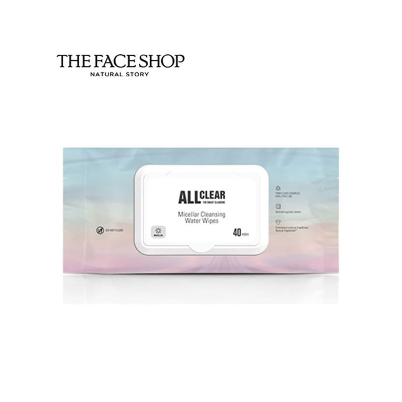 

Салфетки для снятия макияжа The Face Shop All Clear Micellar Cleansing Water (40 листов)
