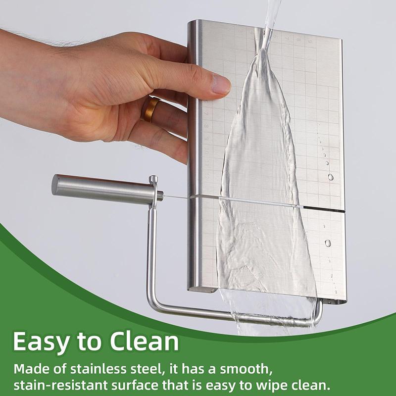 Stainless Steel Cheese Slicer With Replacement Cutting Wire Cutter Sausage And Ham Cutting Knife Kitchen Accessories Tools