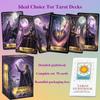 Purple Moon Tarot Cards Deck 78-Card Dark Fantasy Tarot Set With Guidebook Gothic Moon Themed Fortune Telling Cards For Beginner