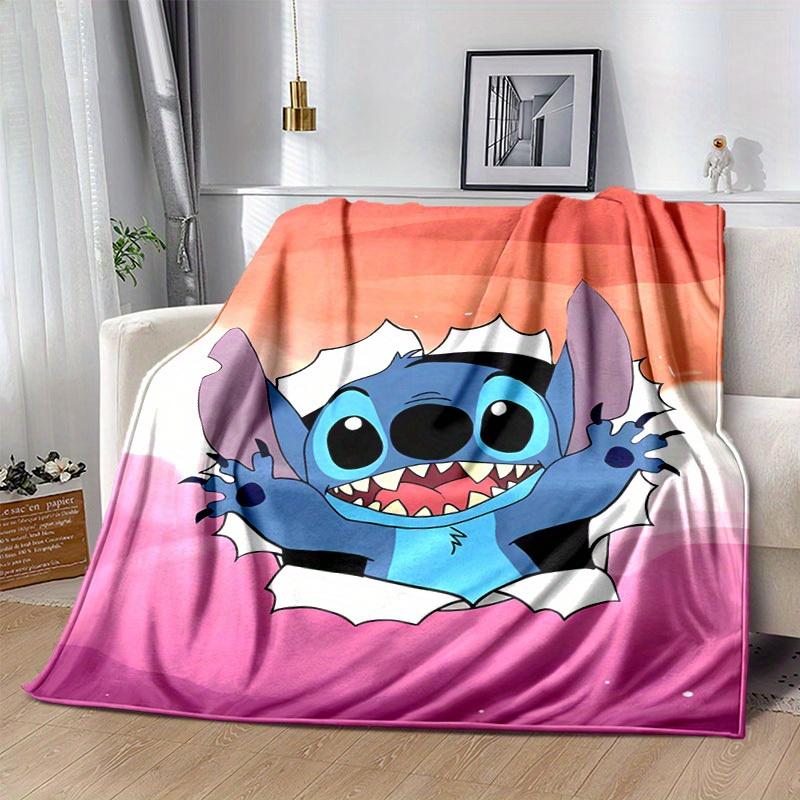 1pc, Stitch Blanket, Home Decor, Couch Cover, Outdoor Blanket, Gift for Friends, Blankets, Suitable for Bedroom, Living Room, Travel, Camping, Car, Be