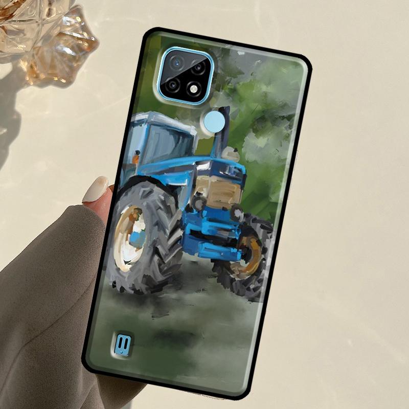Farm Vehicle Tractor For Realme 13 11 10 12 14 Pro Plus GT 5 6 6T GT7 Pro C67 C61 C53 C51 C21Y C25S C75 C55 Case