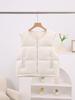 [For brick and mortar store] Duck down vest women's round neck thickened outer wear light luxury loose down vest