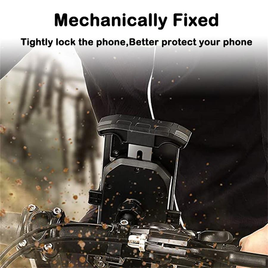 Motorcycle Phone Holder QC3.0 Wireless Charger Handlebar Mount