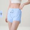 Women's Quick-Dry Two-Piece Yoga Shorts with Liner and Pockets