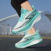 Herren Sports Spezialität Marathon Laufschuhe Carbonplatte Atmungsaktiv Leichtgewicht Damen Bequem Sportlich Rutschfest Dämpfung Stabilität Sneaker